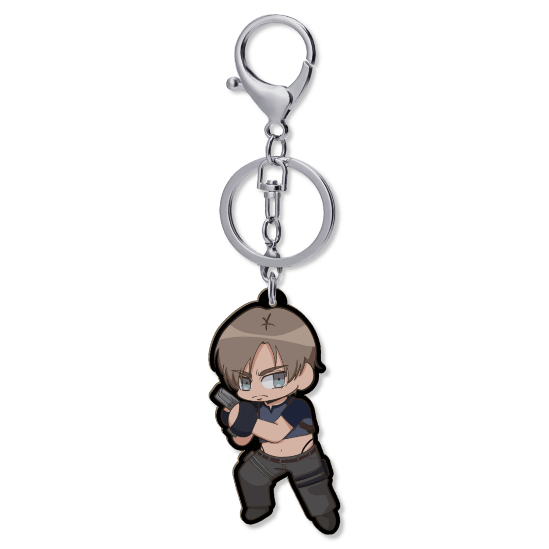 Llavero Doble Cara; Leon S. Kennedy - 2